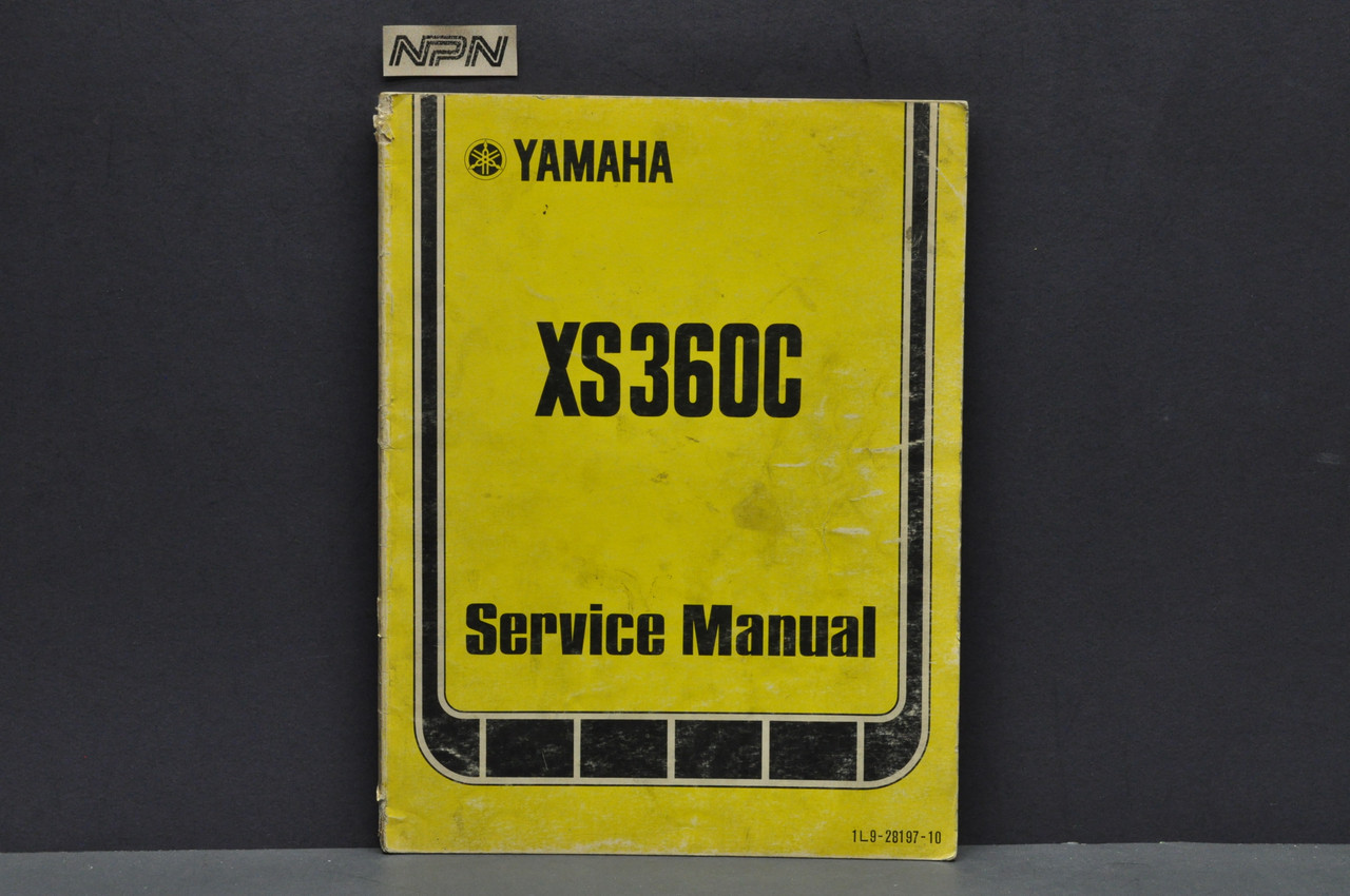 Vintage 1976 Yamaha XS360 C Motorcycle Shop Service Manual - NOS