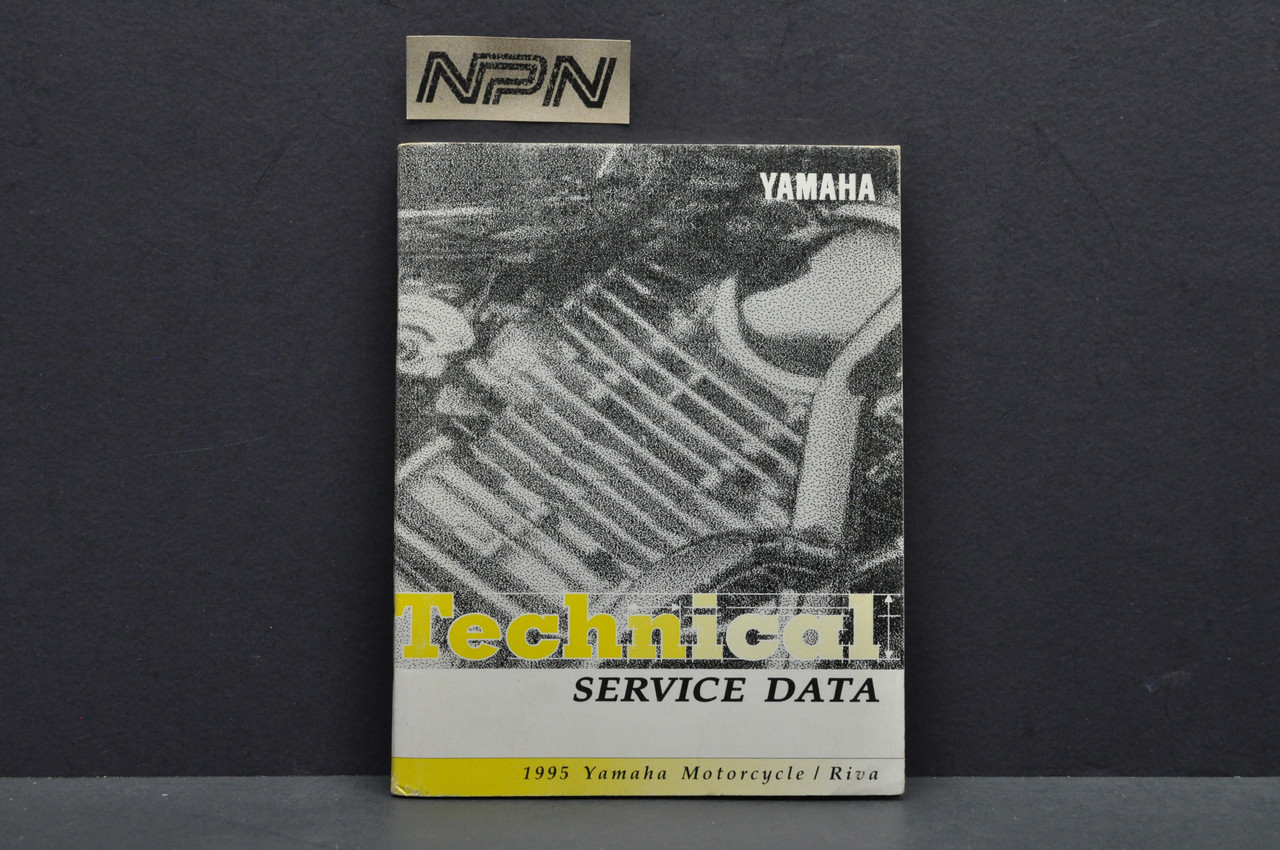 Vintage NOS 1995 Yamaha Motorcycle Riva Technical Service Data Manual 