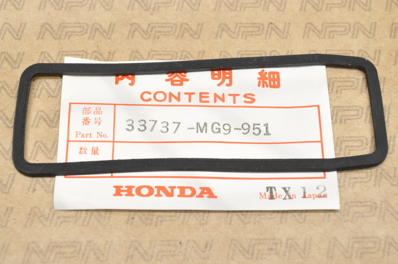 NOS Honda GL1200 L GL1200SE Gold Wing Side Light Lamp Lens Gasket 33737-MG9-951