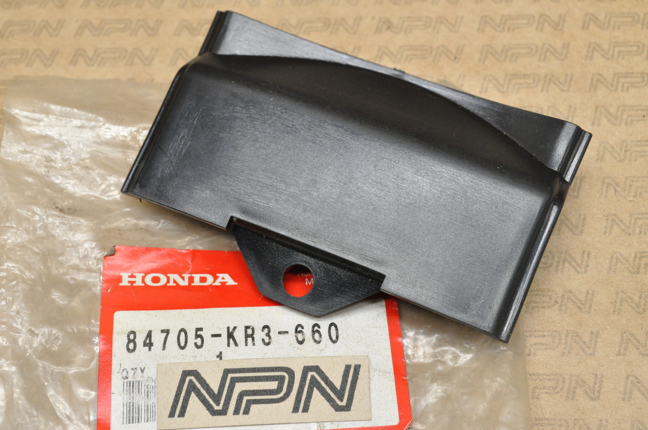 NOS Honda CMX250 Rebel License Plate Number Cover 84705-KR3-660