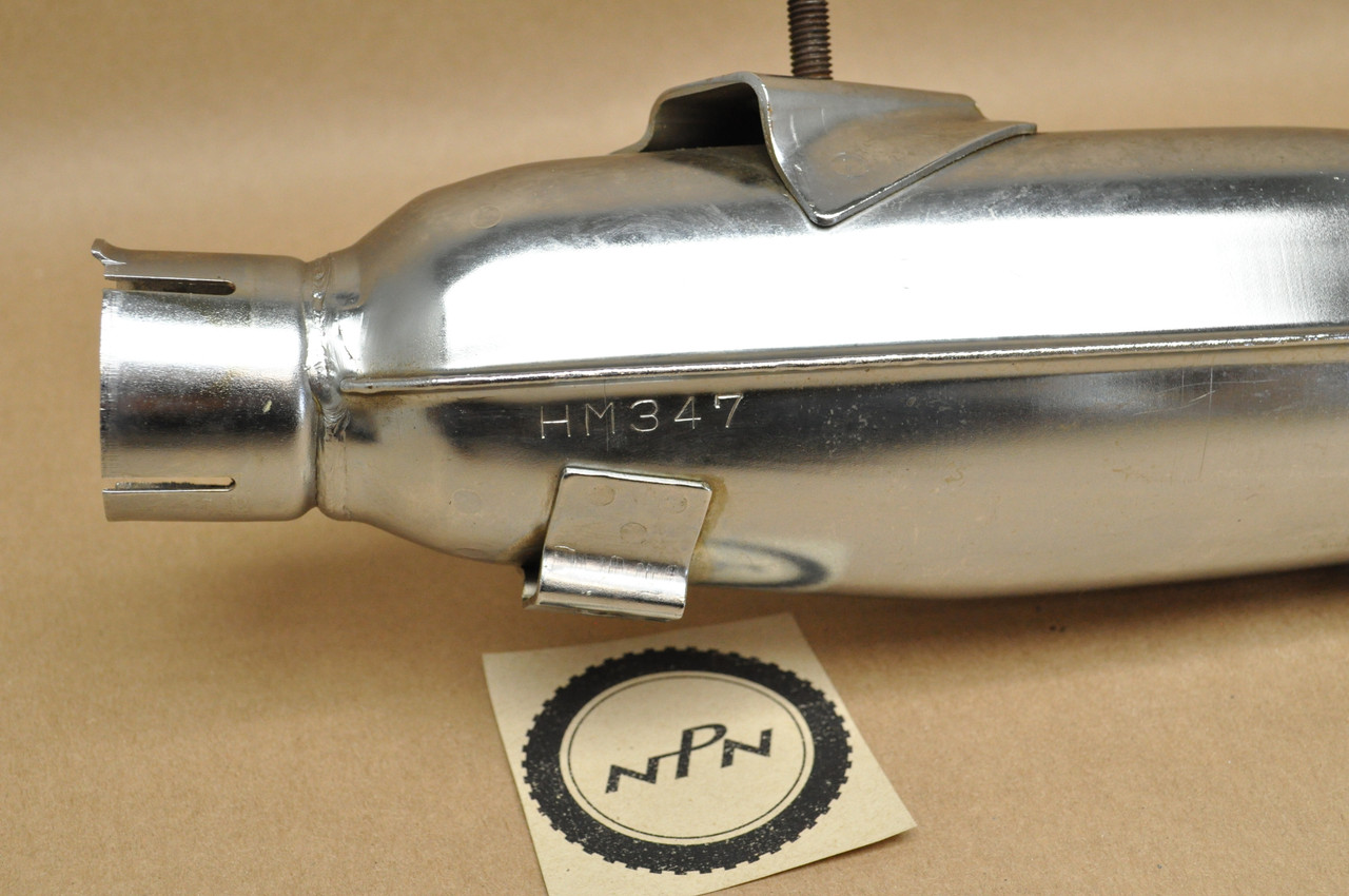 NOS Honda CL450 K5 Scrambler Lower Exhaust Muffler HM347 18410-347-670