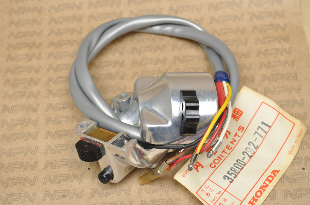 NOS Honda CB450 P Police Bike Right Handlebar Control Switch 35800-292-771 