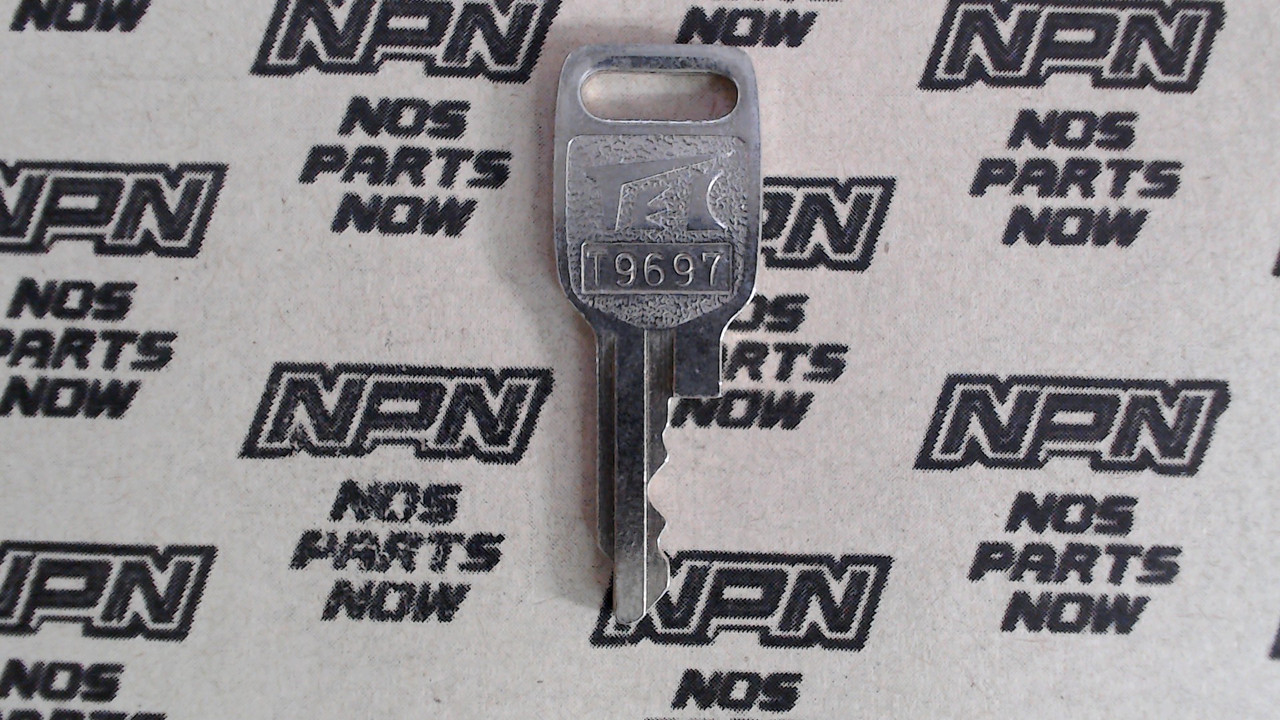 NOS Honda OEM Ignition Switch & Lock Key Ward Cut Double Groove T9697