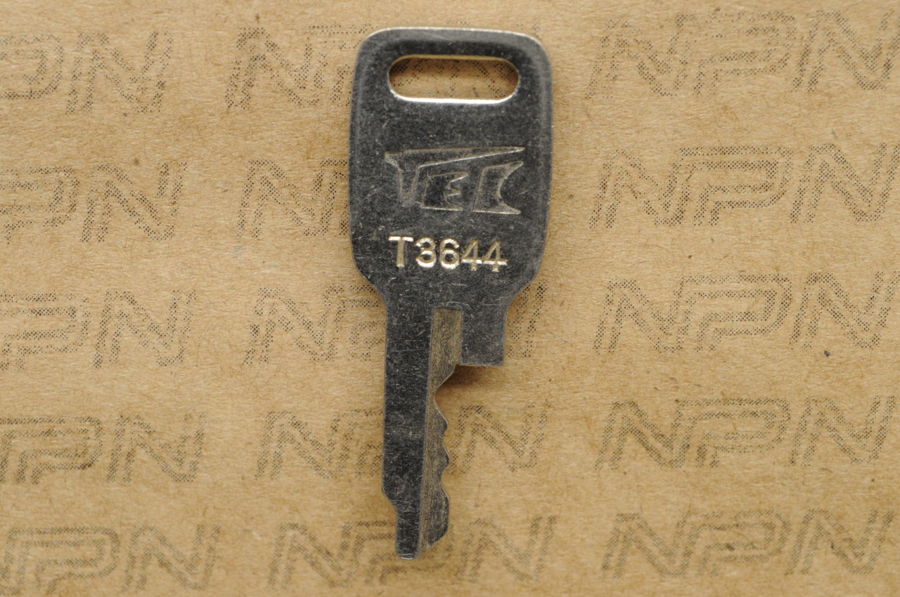 NOS Honda Lock Key & Ignition Switch Ward Cut Double Groove T3644
