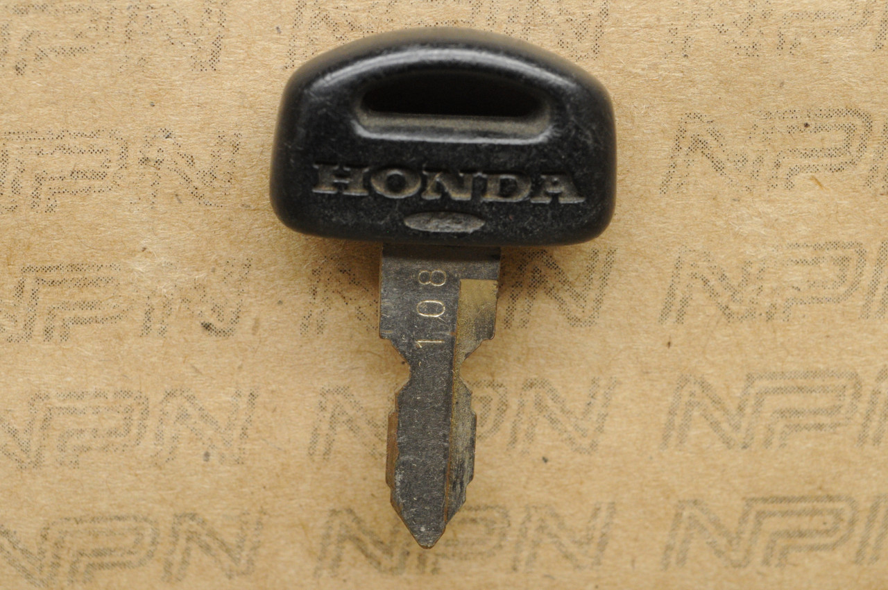 NOS Honda OEM Ignition Switch & Lock Key #108
