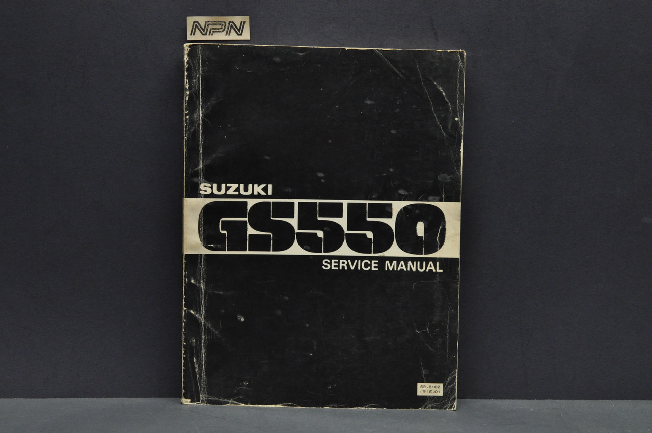 Vintage 1977 1980 Suzuki GS550 Motorcycle Shop Service Manual 