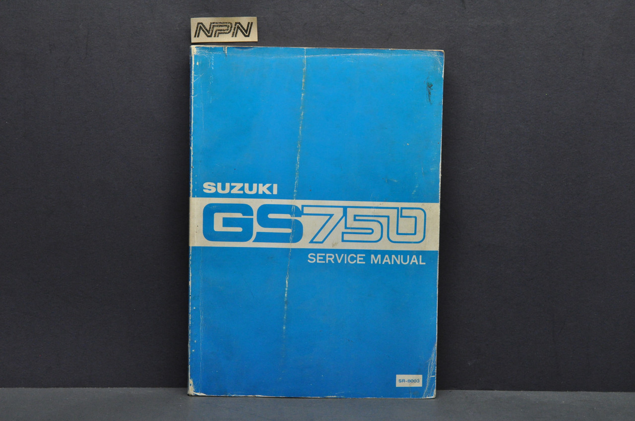 Vintage 1980 Suzuki GS750 E GS750 L Motorcycle Shop Service