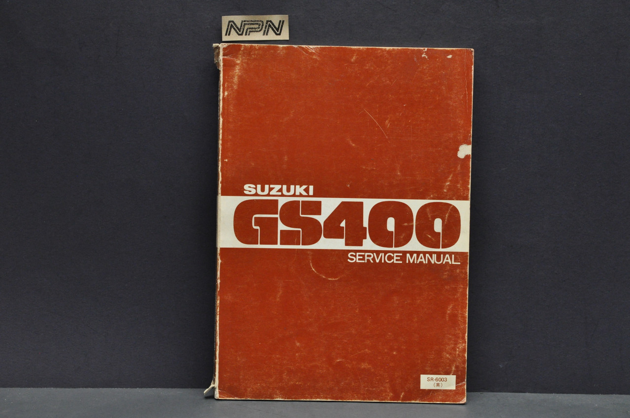 Vintage 1979 Suzuki GS400 GS425 GS425 L Motorcycle Shop Service Manual 