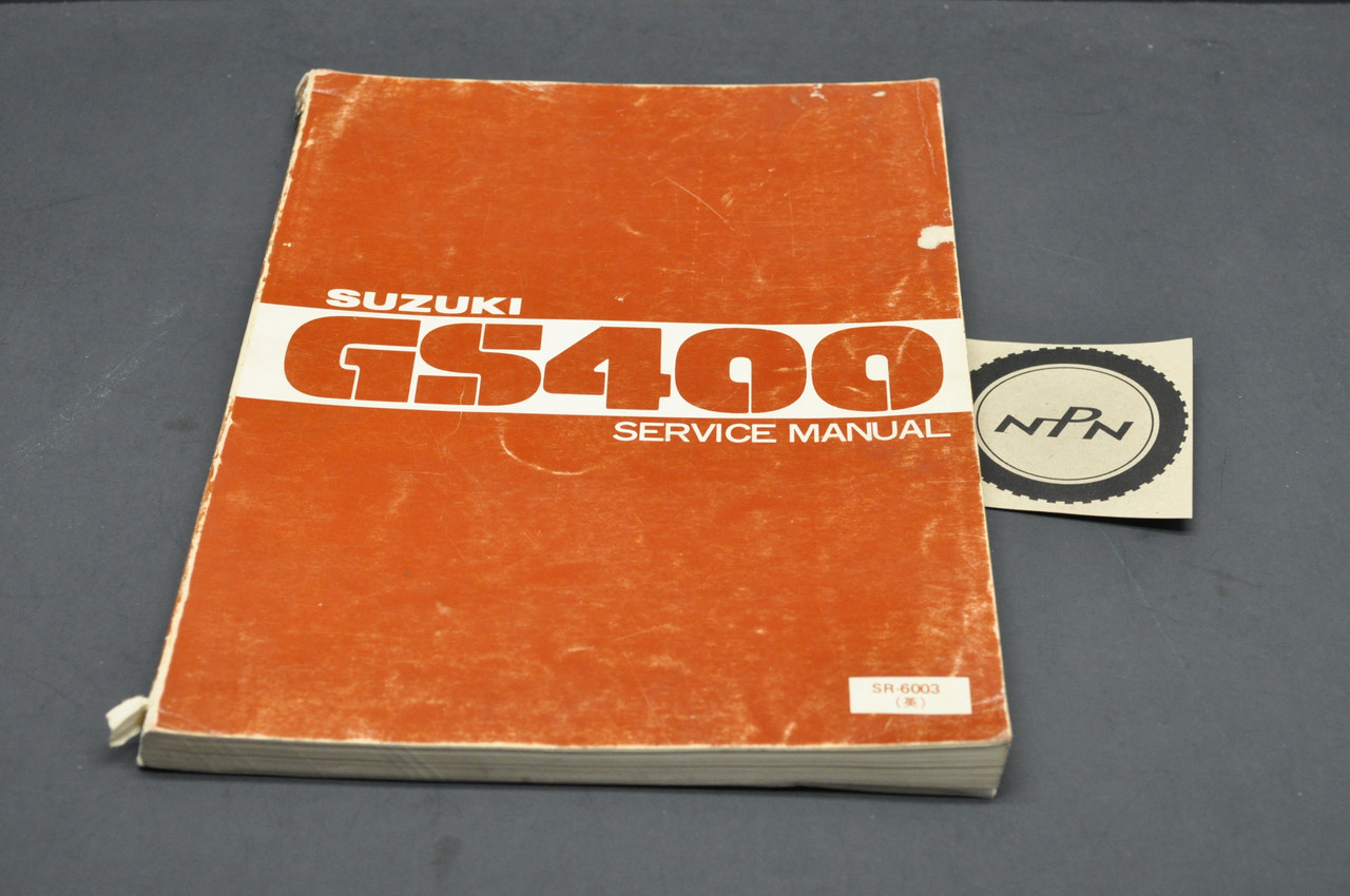 Vintage 1979 Suzuki GS400 GS425 GS425 L Motorcycle Shop Service Manual 
