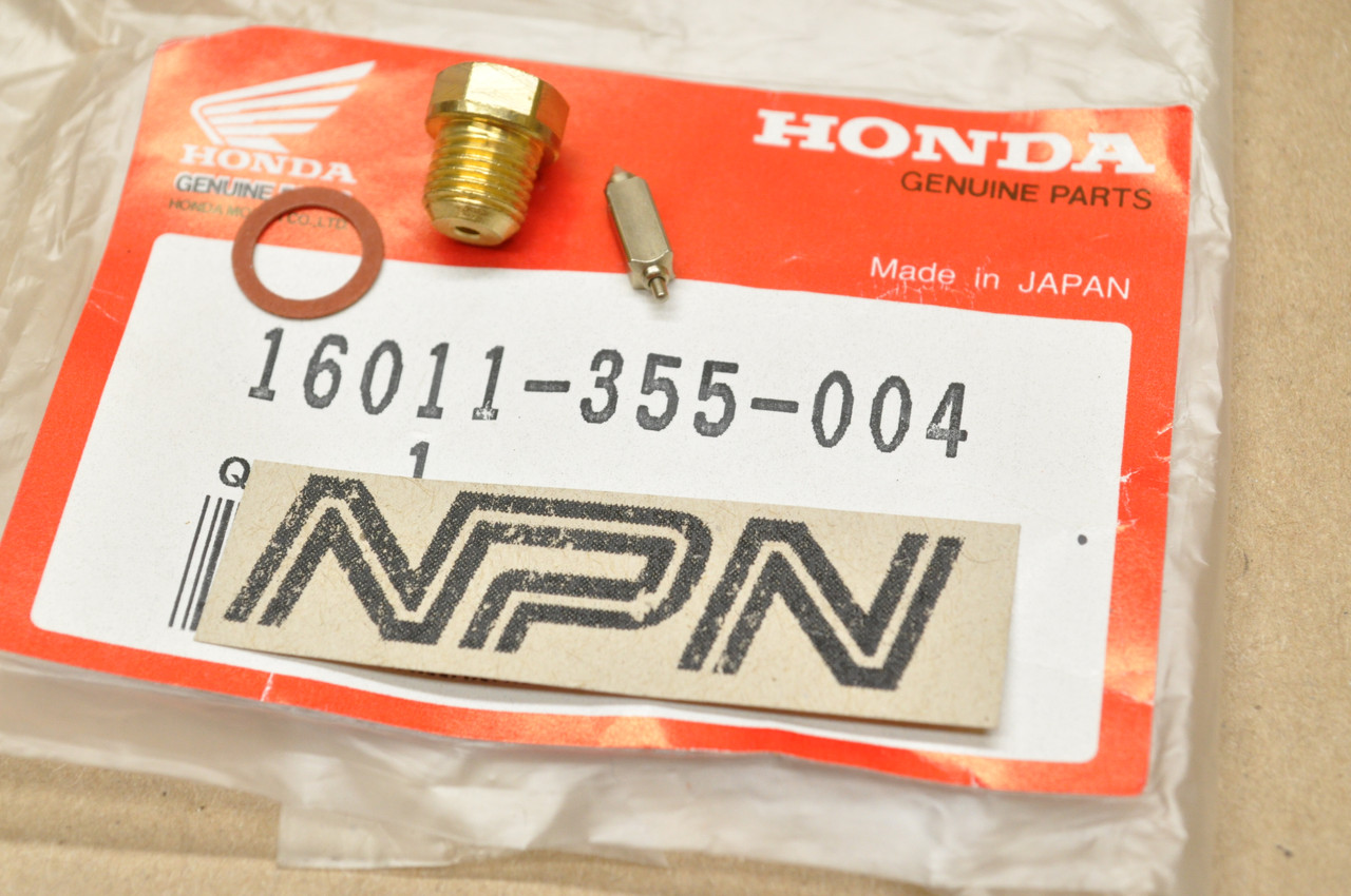 NOS Honda ATC90 CA160 CB200 CL175 CT90 Carburetor Float Valve Set 16011-355-004