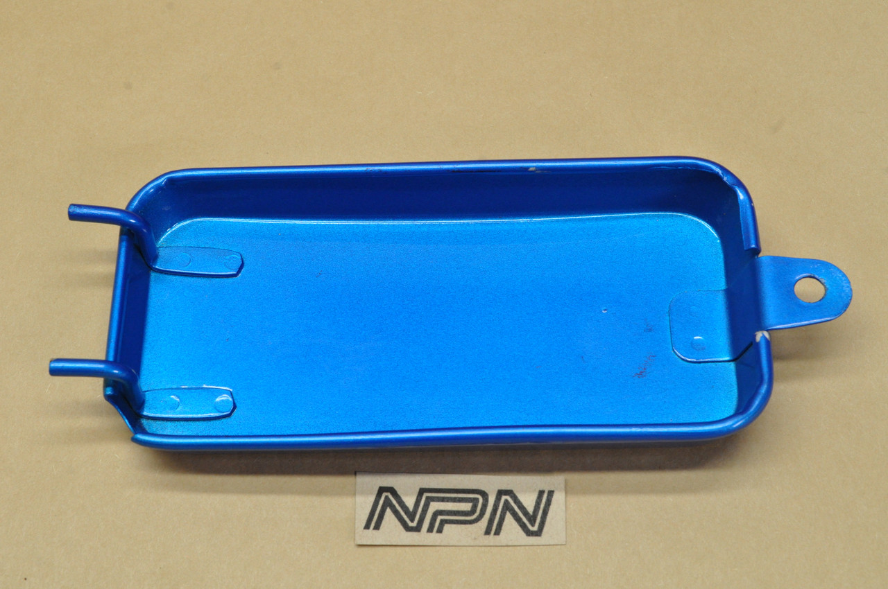 Vintage Used OEM Honda CL90 S90 Battery Cover Blue 83600-028-020