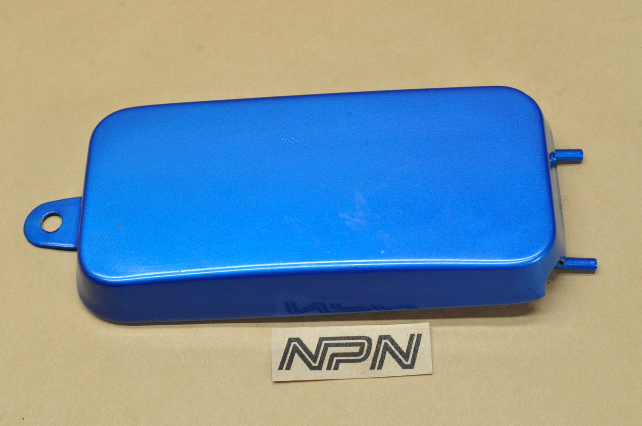 Vintage Used OEM Honda CL90 S90 Battery Cover Blue 83600-028-020