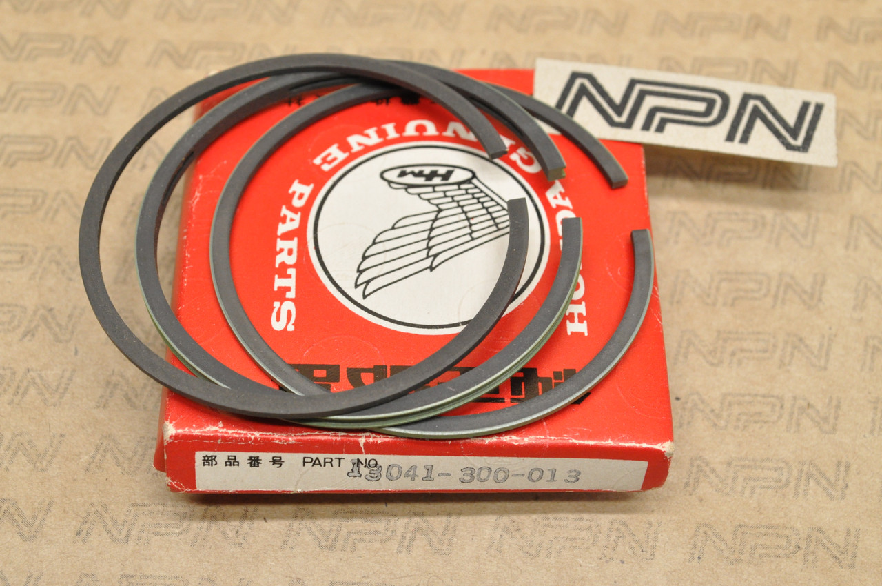 NOS Honda CB750 K0-K2 .75 Oversize Piston Ring Set for 1 Piston 13041-300-013