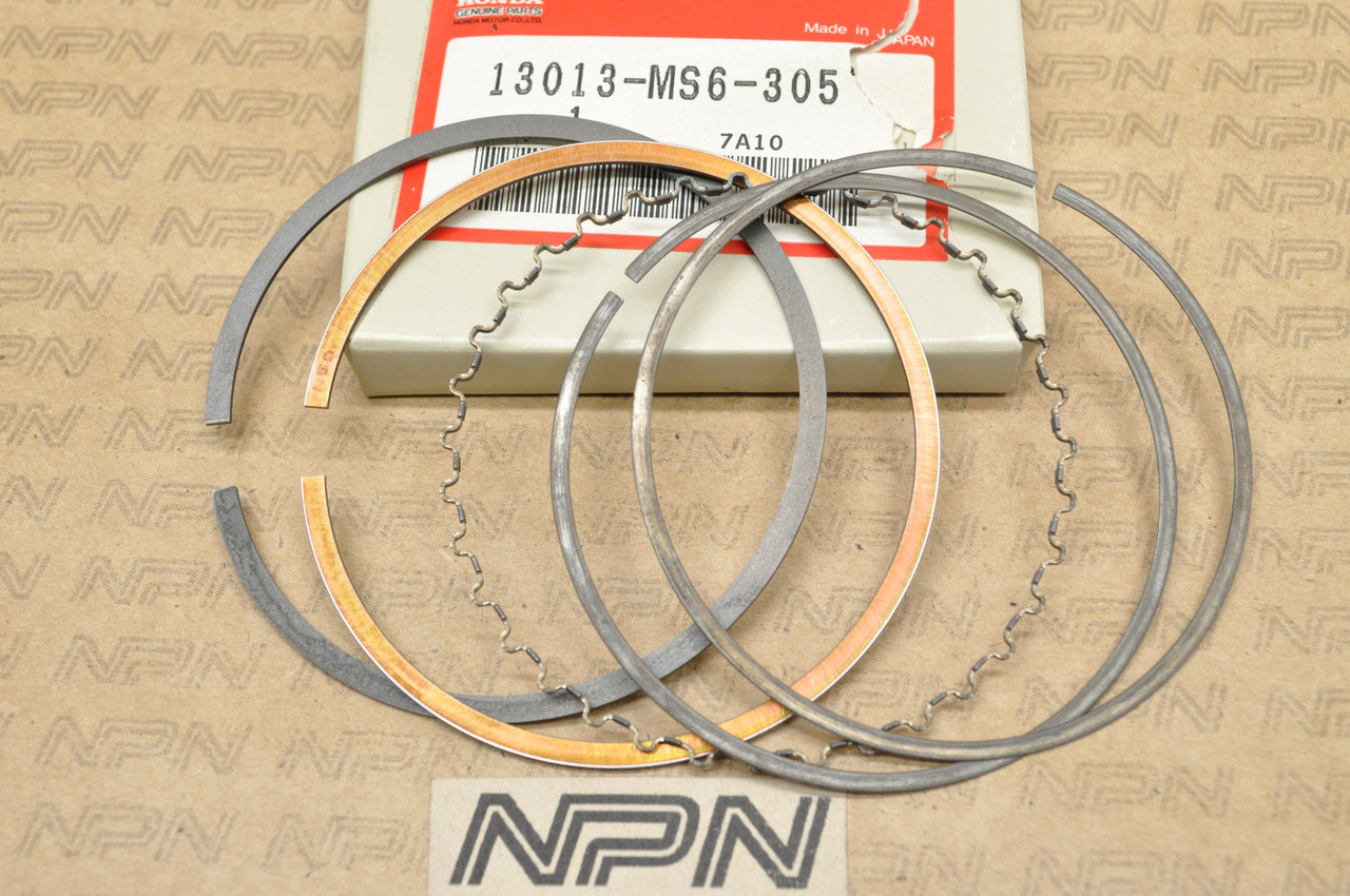 NOS Honda VT600 XL250 XL600 XR250 .50 Oversize Piston Ring Set 13013-MS6-305