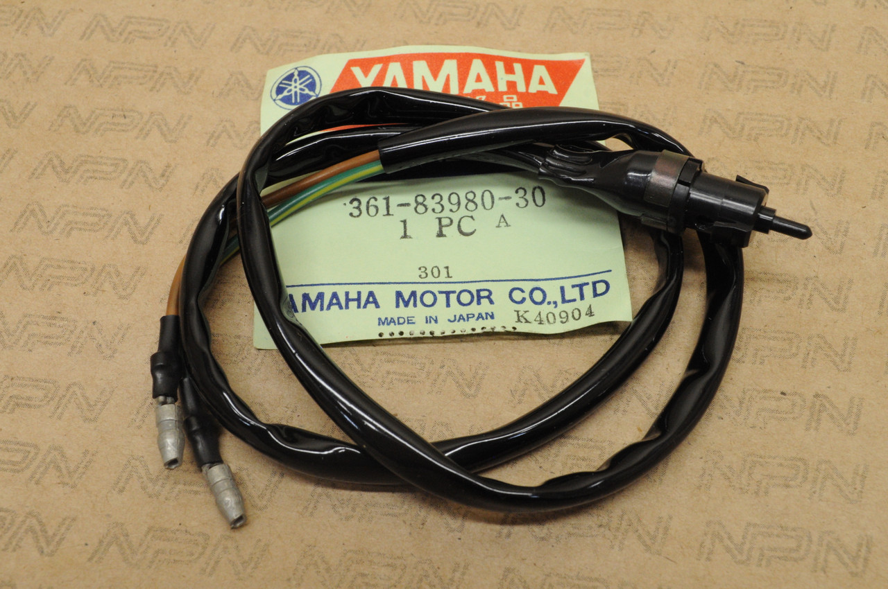NOS Yamaha DT400 RD250 SR250 XS400 XT500 Front Brake Stop Switch 361-83980-30