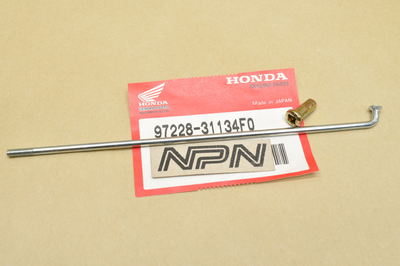 NOS Honda XL75 XL80 S XR75 XR80 Front Wheel Spoke A & Nipple 97228-31134-F0