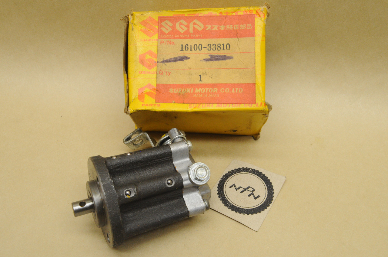 NOS Suzuki 1973-77 GT380 Oil Pump 16100-33810 - NOS Parts NOW