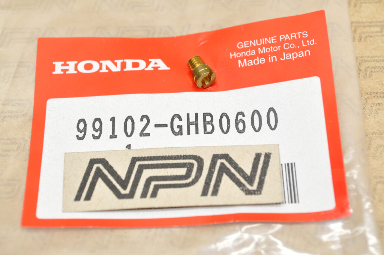 NOS Honda CRF70 CT70 TRX70 XR70 R Carburetor Main Jet #60 99102-GHB-0600