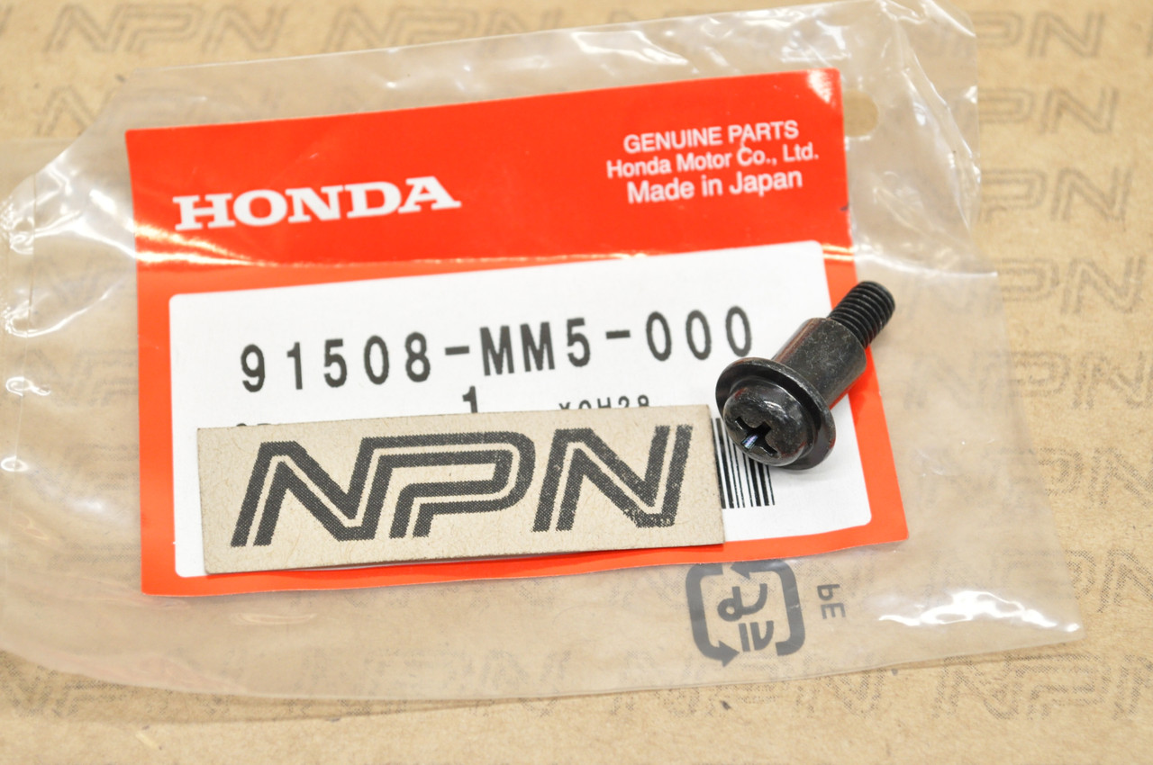 NOS Honda CBR1000 CBR1100 CBR600 GL1800 ST1100 VFR800 Screw 91508