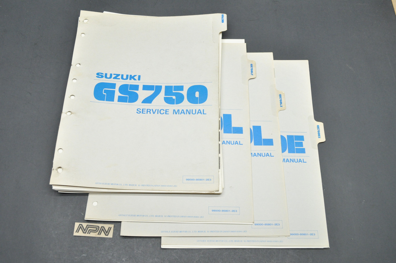 1981 SUZUKI GS 650 SERVICE MANUAL PDF visual data 5