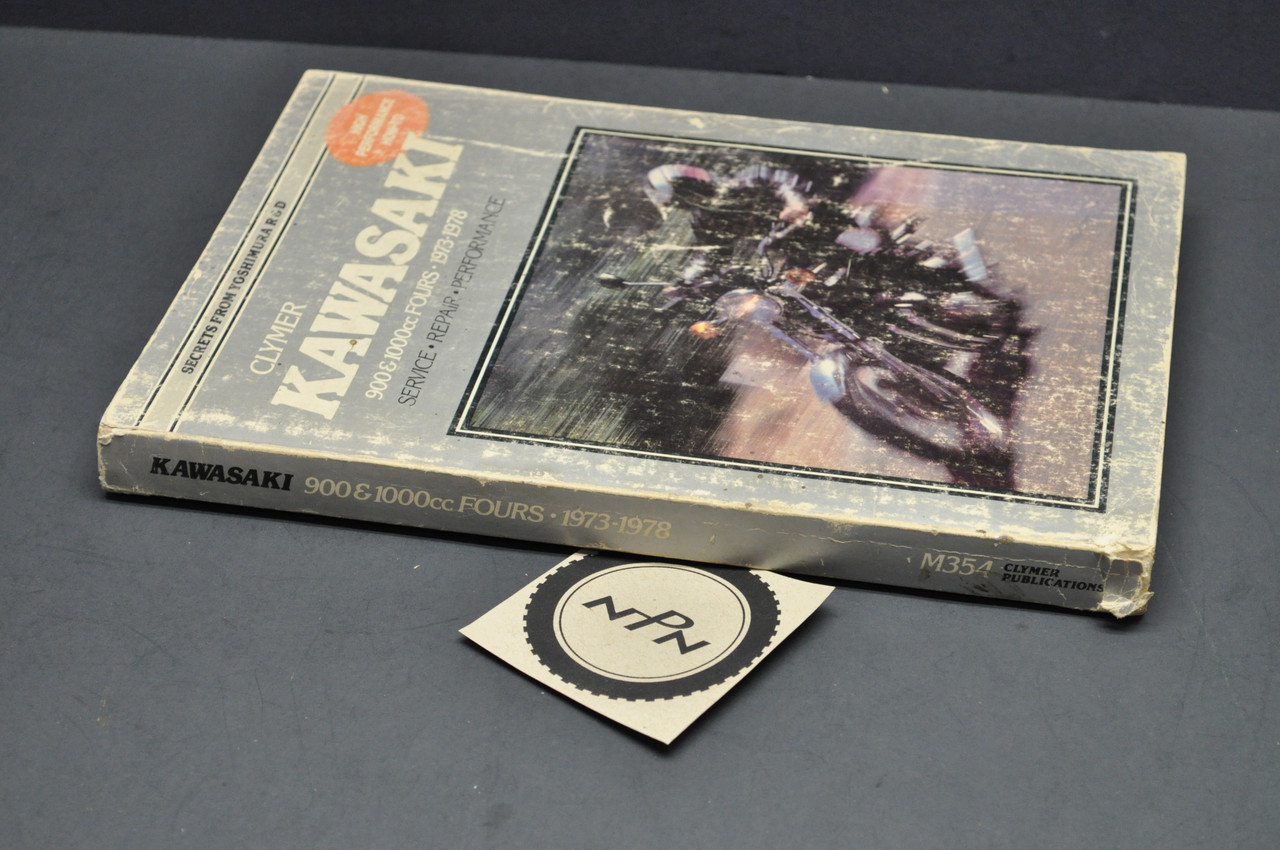 Vintage 1973-78 Kawasaki Z1 R KZ900 KZ1000 Clymer Motorcycle Service Manual 