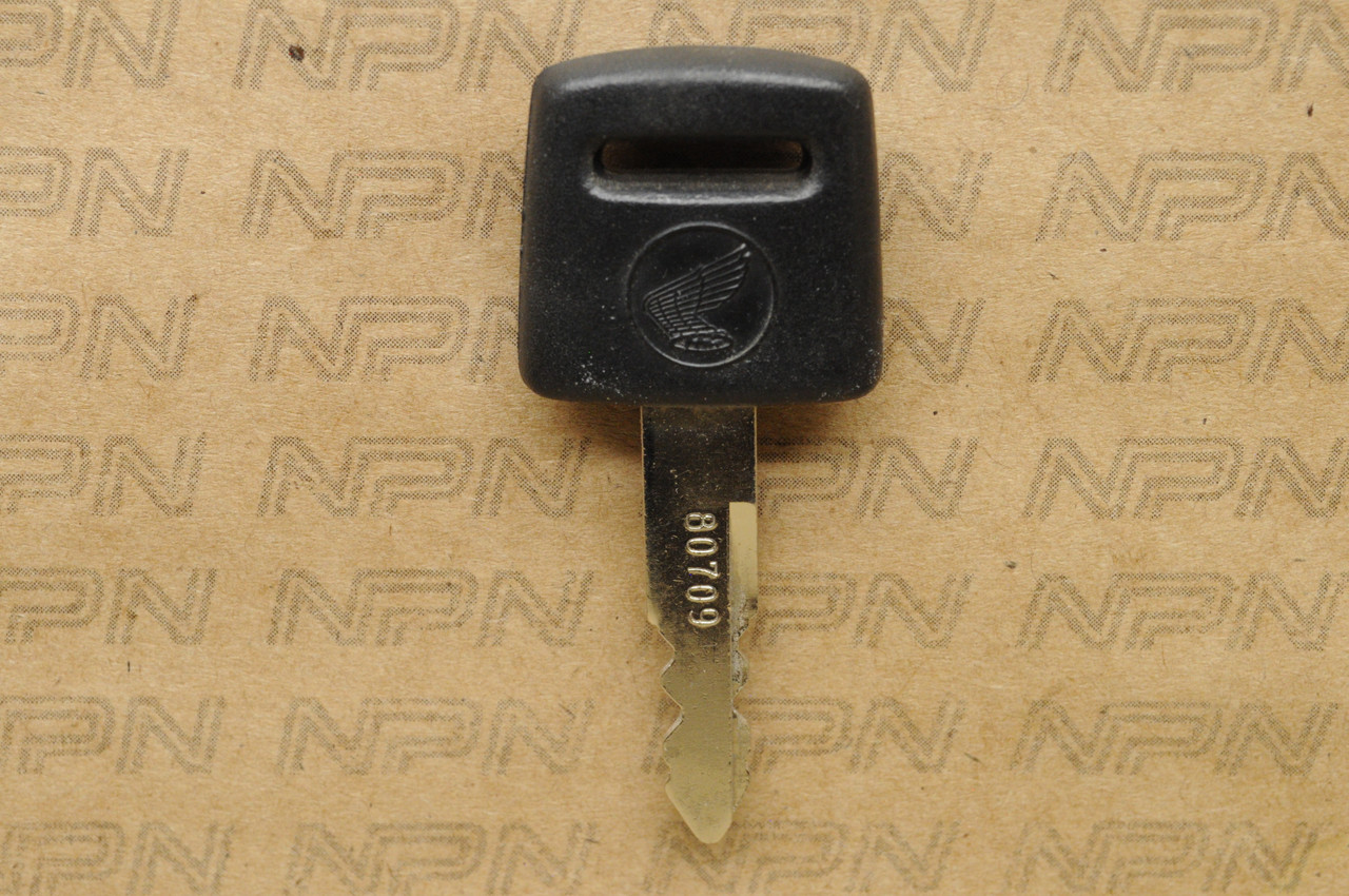 NOS Honda OEM Ignition Switch & Lock Key # 80709