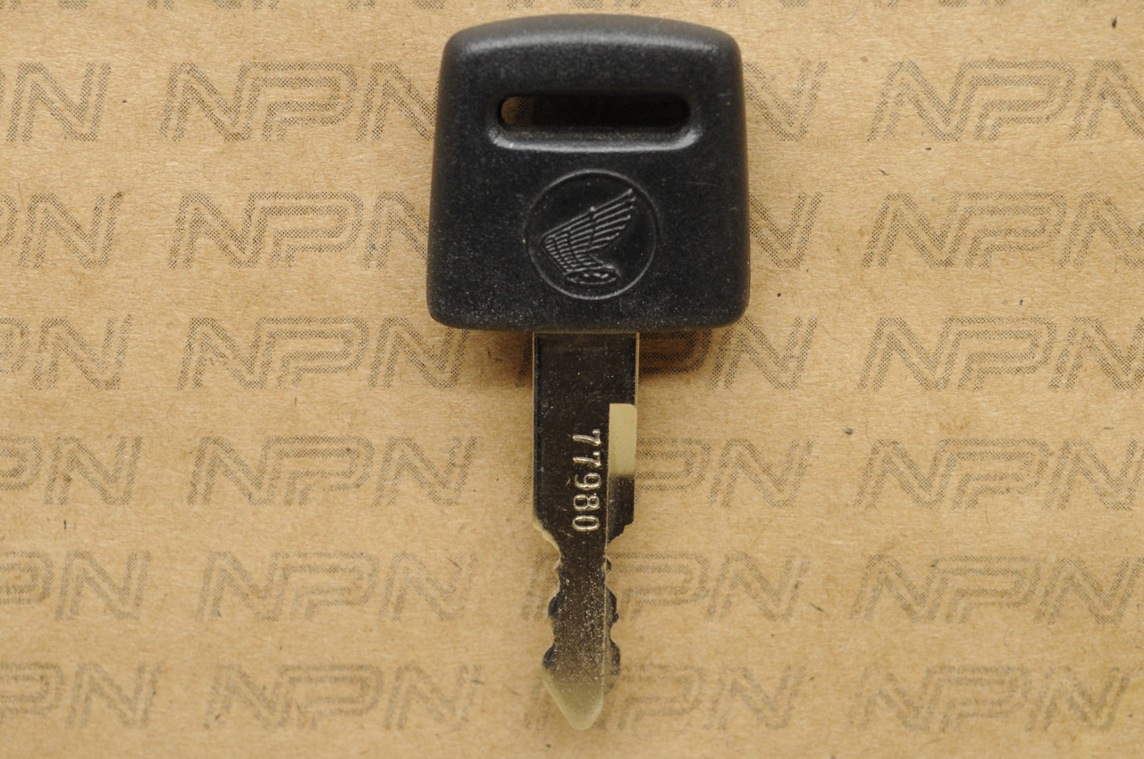 NOS Honda OEM Ignition Switch & Lock Key # 77980