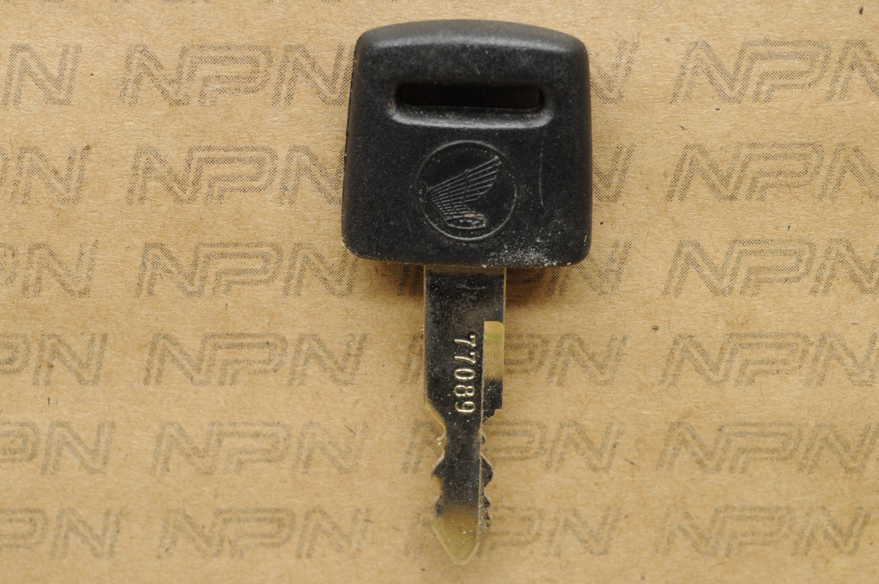 NOS Honda OEM Ignition Switch & Lock Key # 77089