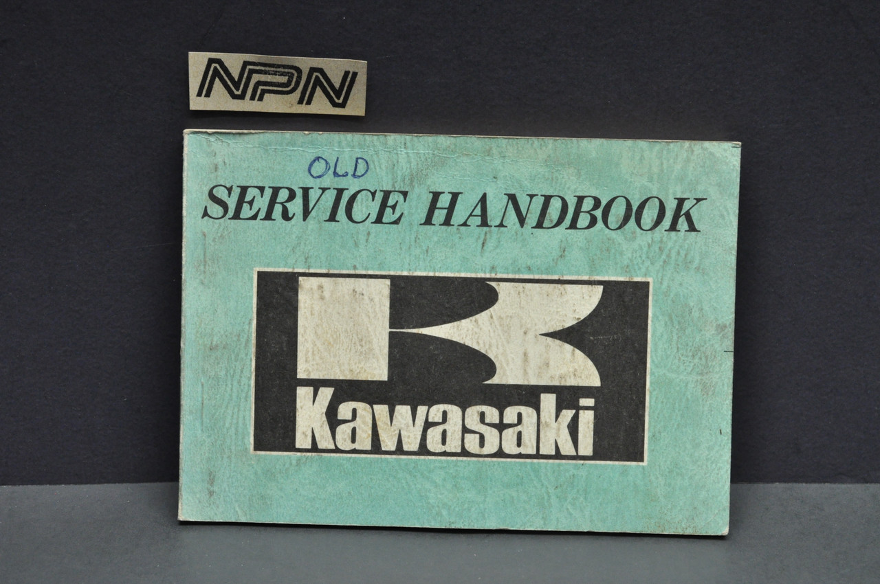 Vintage 1973-74 Kawasaki Motorcycle Shop Service Manual Handbook 99997-753