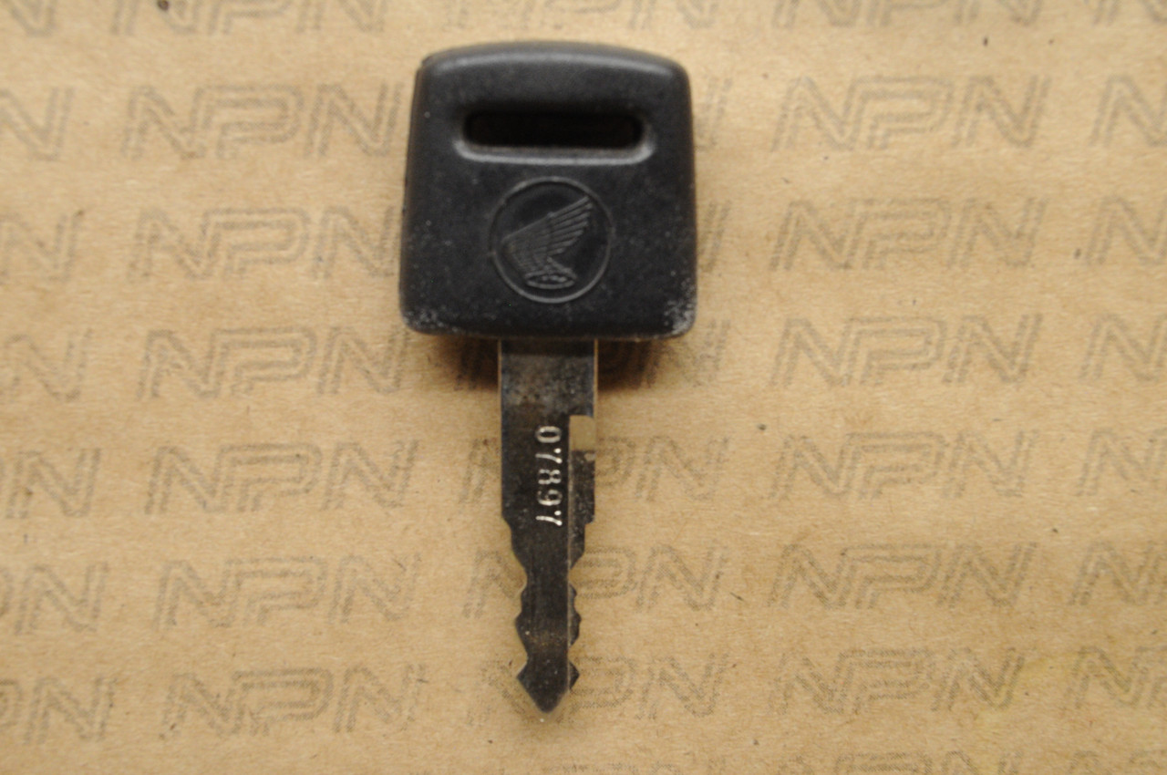 NOS Honda OEM Ignition Switch & Lock Key # 07897