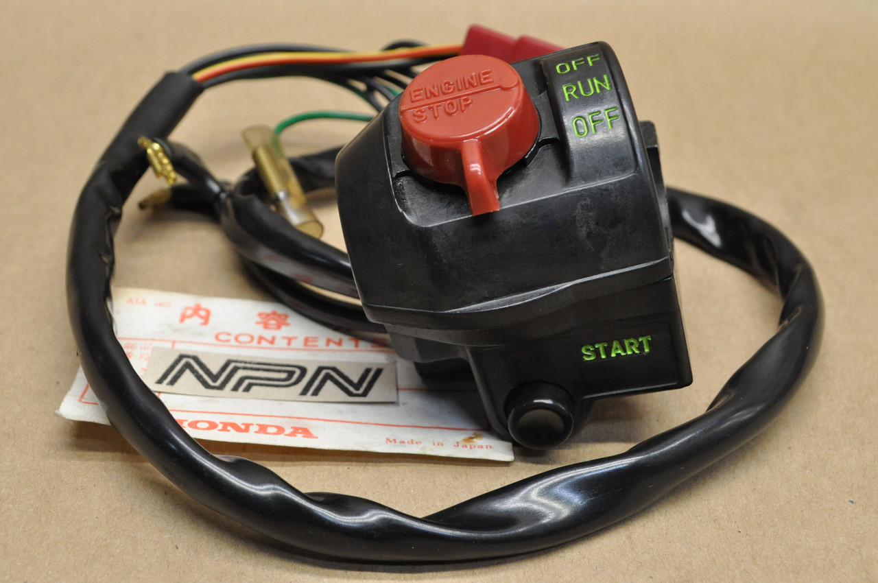 NOS Honda CB400 A CB400T CM400 A CM400T Start Run Stop Kill Switch 35130-413-772