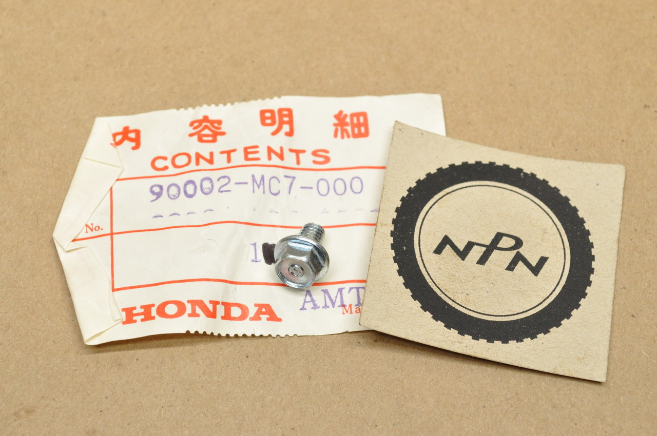 NOS Honda CX500 CX650 XL125 Cylinder Flange Bolt Screw  90002-MC7-000
