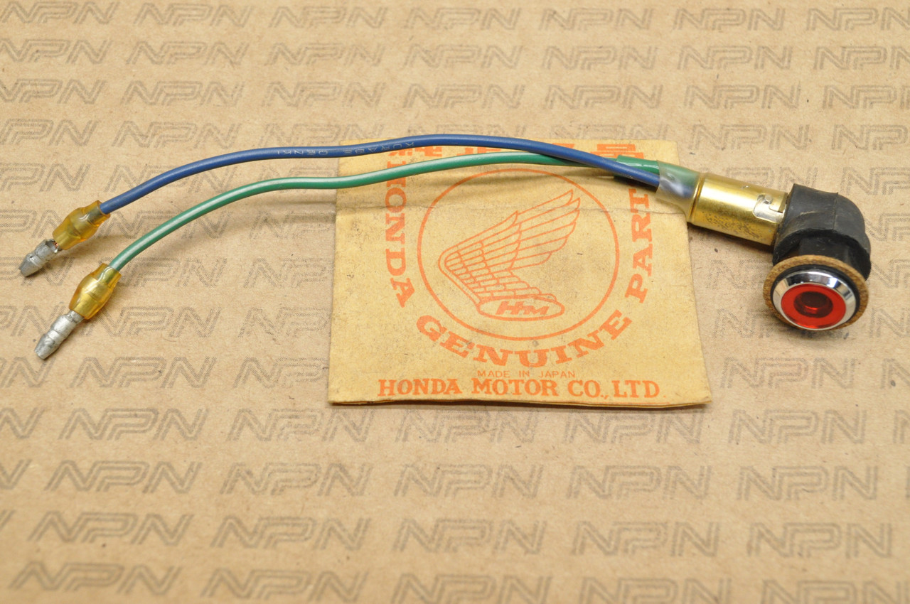 NOS Honda P50 Z50 A K1 Head Lamp Indicator Red Pilot Light 37550