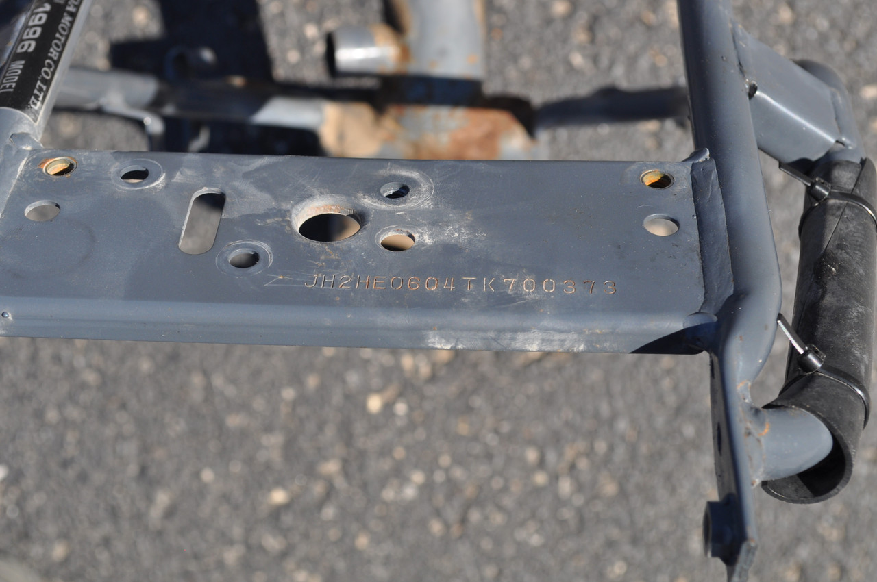 Vtg Used OEM Honda 96 EZ90 Cub Frame w/ Transmission Cover Case 50100-GZ4-790