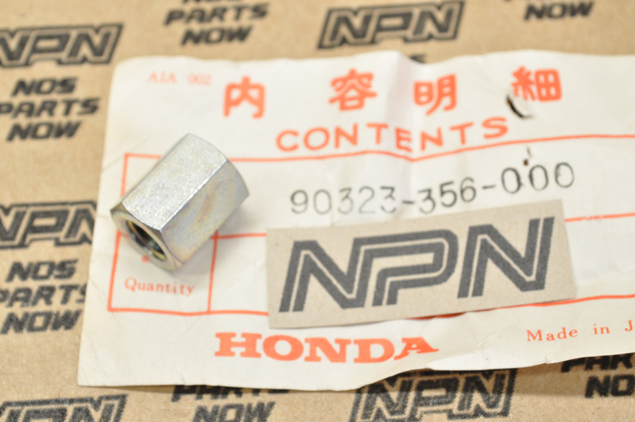 NOS Honda XL350 K0-K1 Exhaust Muffler Pipe Joint Nut 90323-356-000