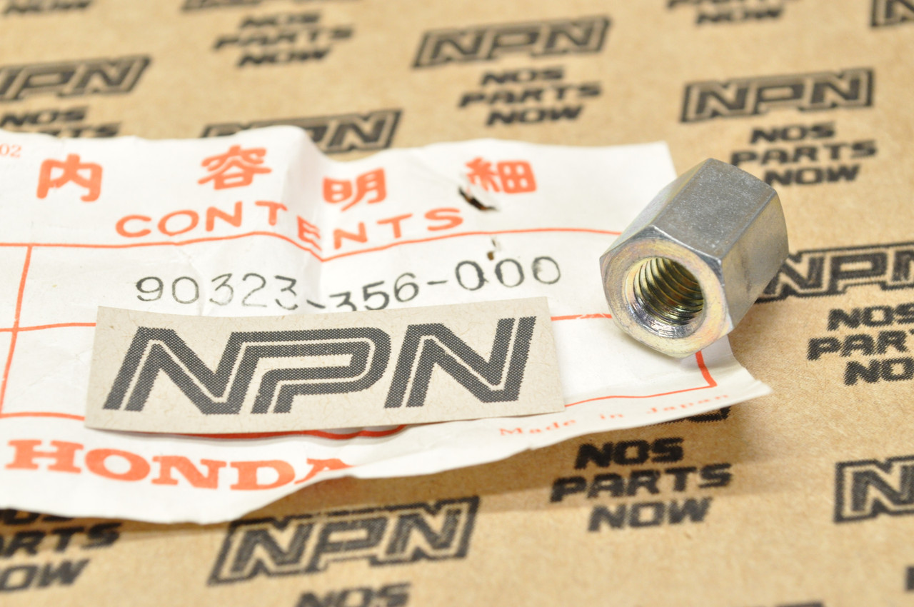 NOS Honda XL350 K0-K1 Exhaust Muffler Pipe Joint Nut 90323-356-000