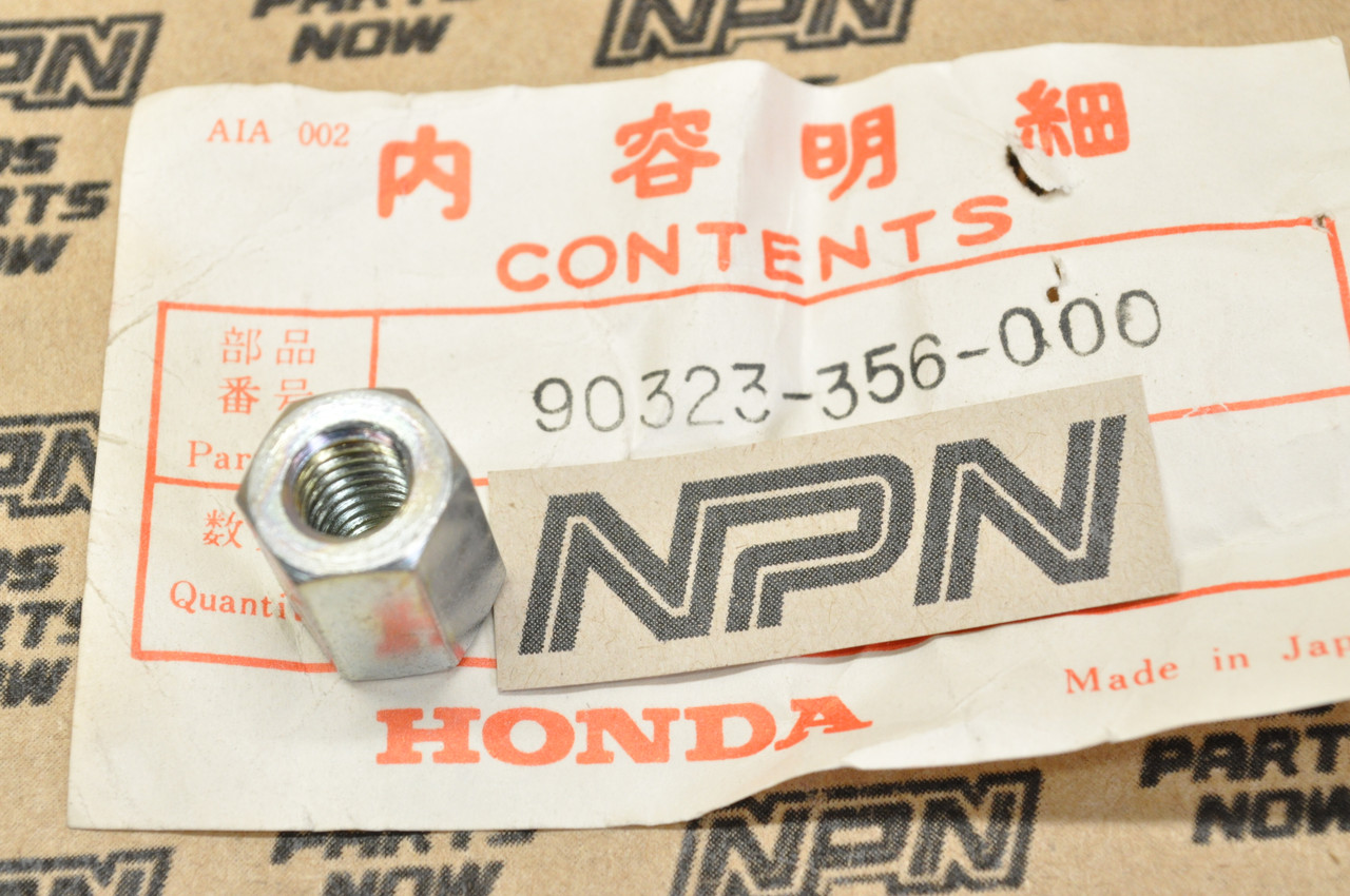 NOS Honda XL350 K0-K1 Exhaust Muffler Pipe Joint Nut 90323-356-000