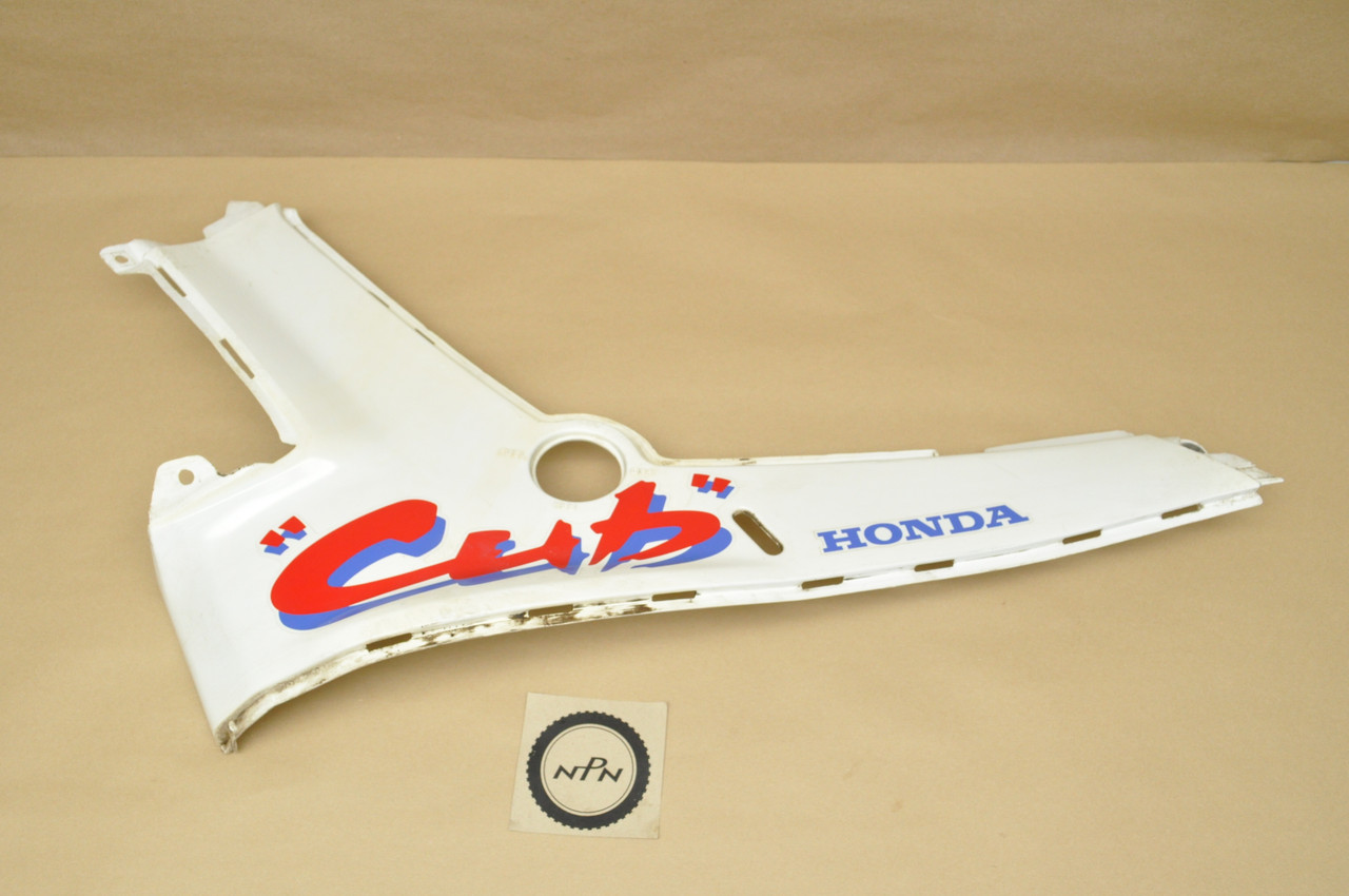 Vintage Used OEM Honda 1991-96 EZ90 Cub Left Body Panel Cover 83601-GZ4-670 ZA