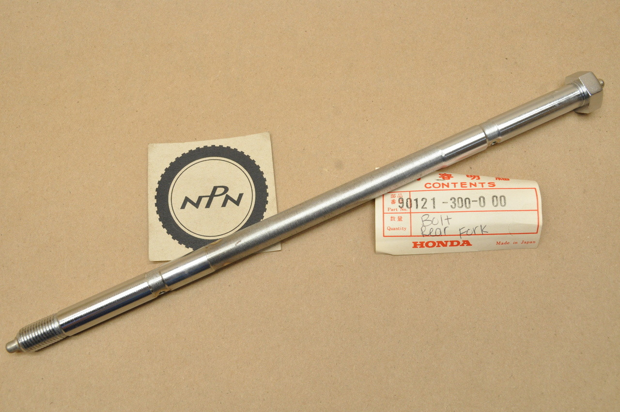 NOS Honda CB500 CB550 CB750 Swing Arm Pivot Bolt 90121-300-000