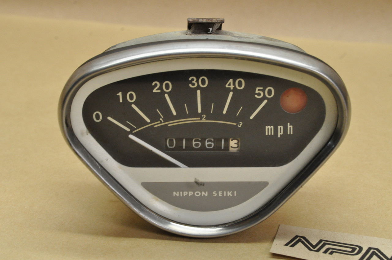Vintage Used OEM Honda CT70 K0 Trail 70 3 Speed Speedometer 37200098671 NOS Parts NOW