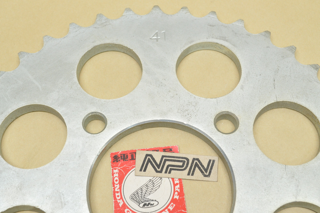 NOS Honda 197778 CB750 K Rear Wheel Final Drive Chain Sprocket 41T