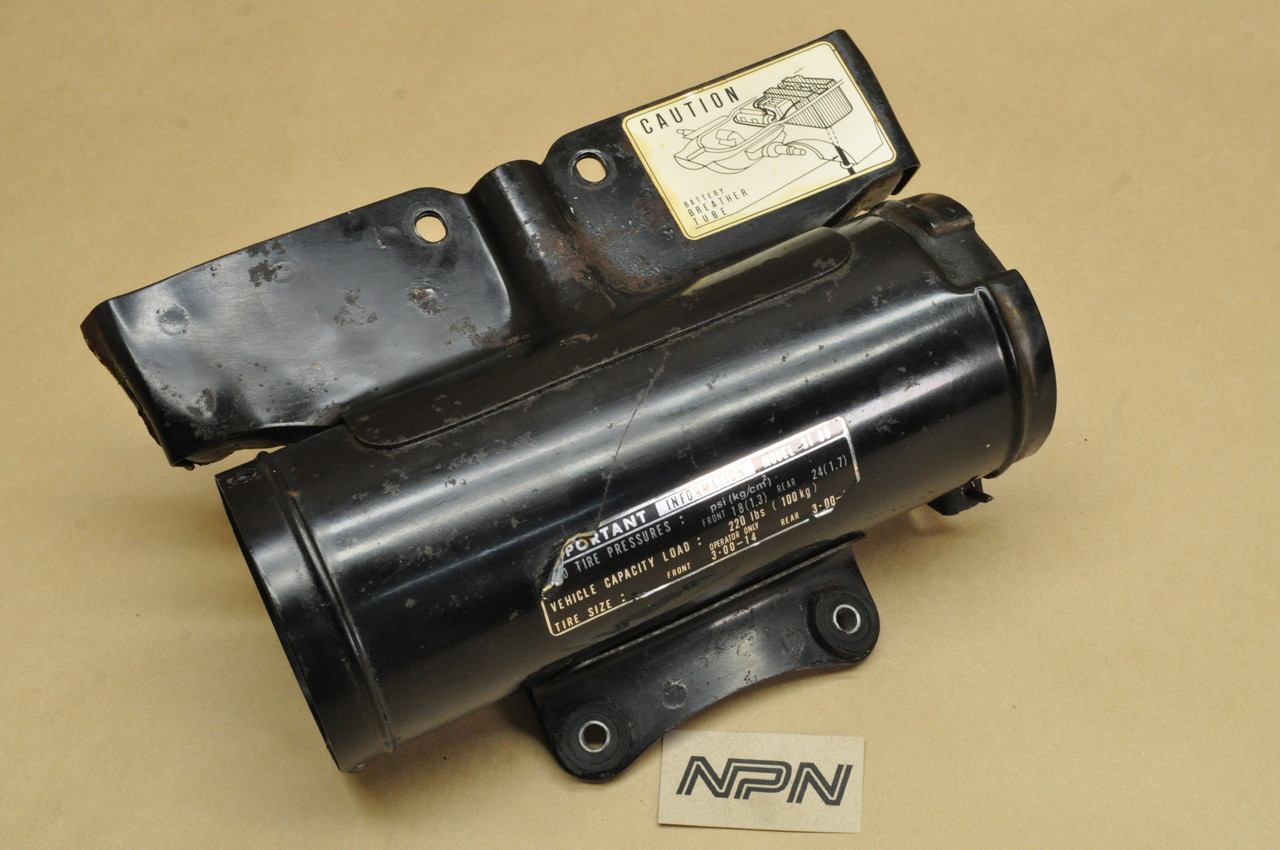 Vintage Used OEM Honda ST90 K0-K2 Tool Box Can Canister Holder 83500-128-000