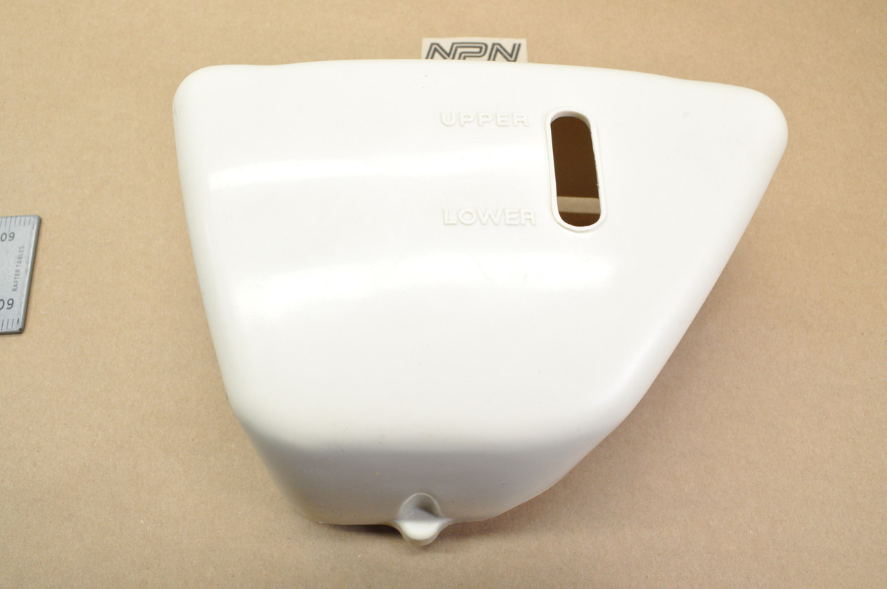 NOS Honda P50 Ivory White Right Side Battery Cover 83600-044-671 XL