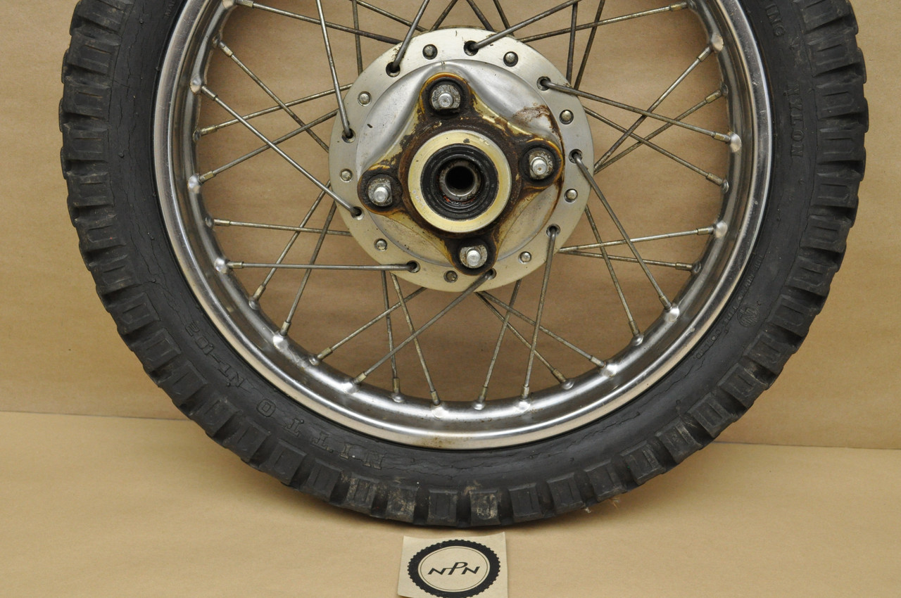 Vtg Used OEM Honda ST90 K0-K2 Rear Wheel Rim Hub Spoke Tire 42601-128-000