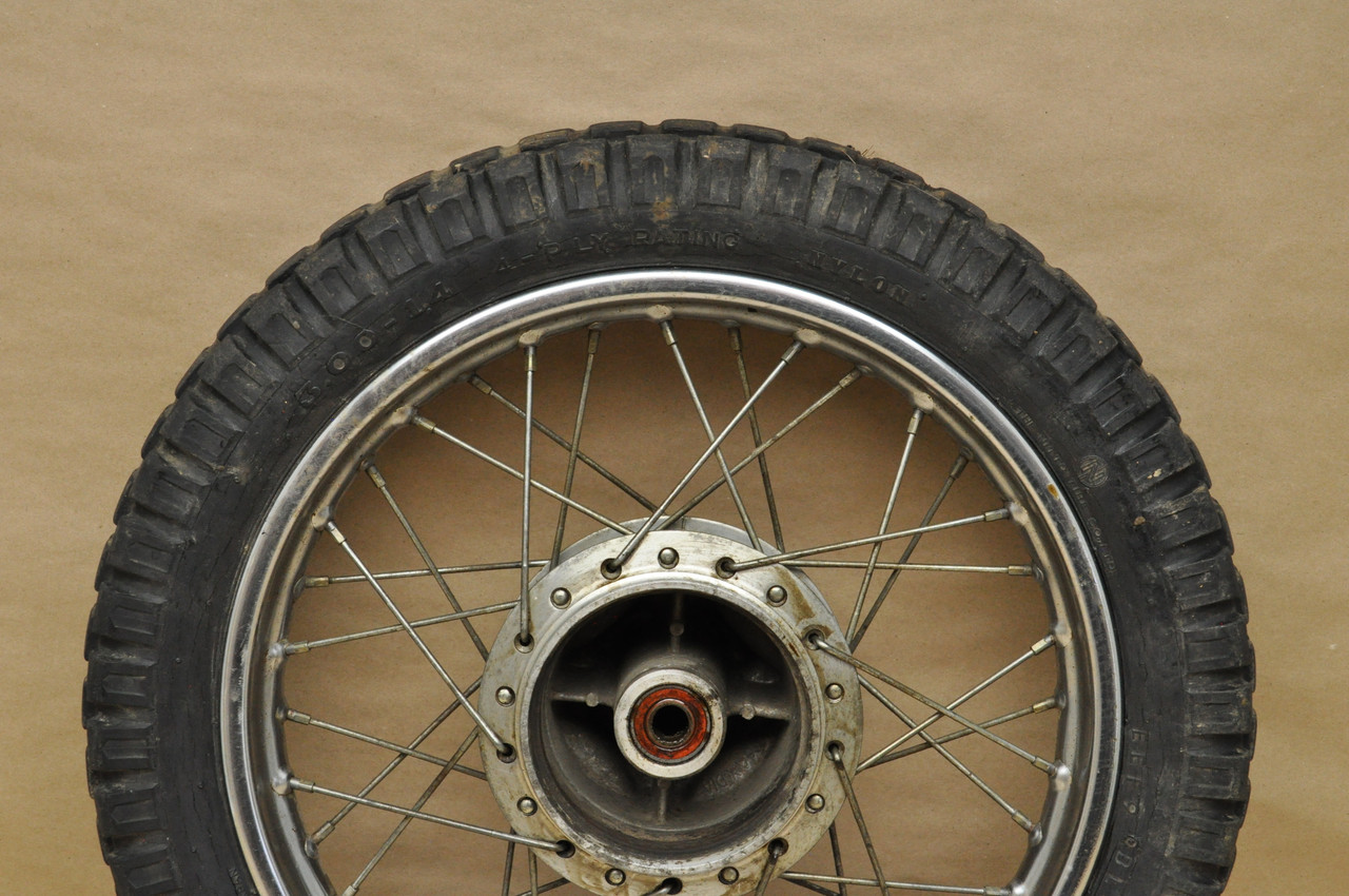 Vtg Used OEM Honda ST90 K0-K2 Rear Wheel Rim Hub Spoke Tire 42601