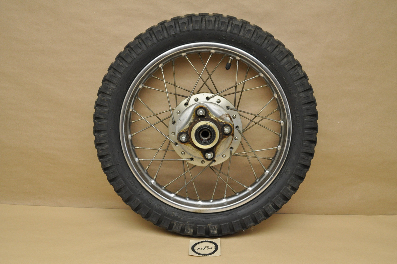 Vtg Used OEM Honda ST90 K0-K2 Rear Wheel Rim Hub Spoke Tire 42601-128-000