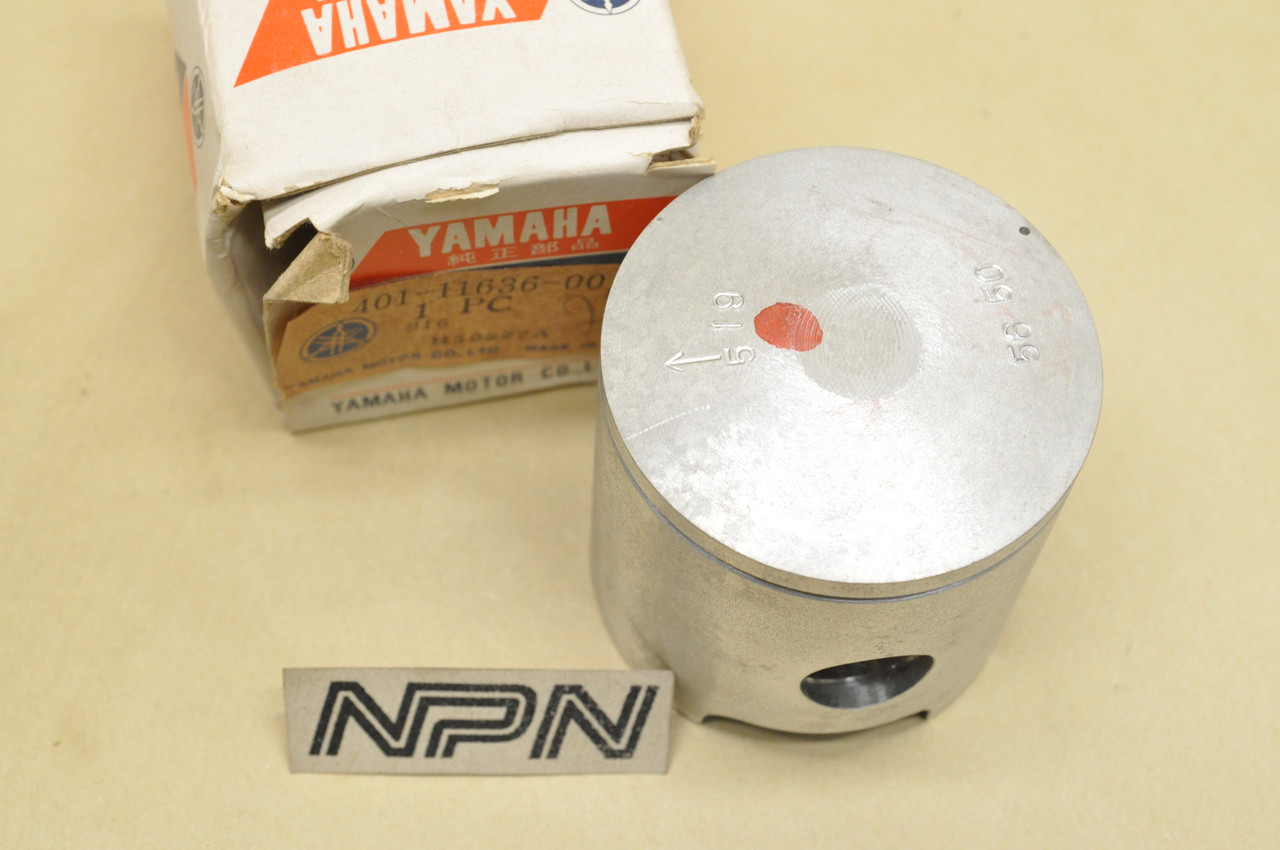 NOS Yamaha 1974-75 MX125 .50 Oversize Piston 401-11636-00