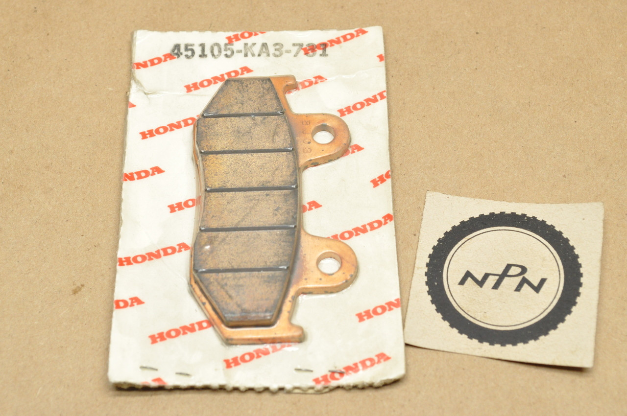 NOS Honda ATC250 ATC350 CR125 CR250 R CR500 R XR250 R XR350 R XR600 Front Brake Pad 45105-KA3-731