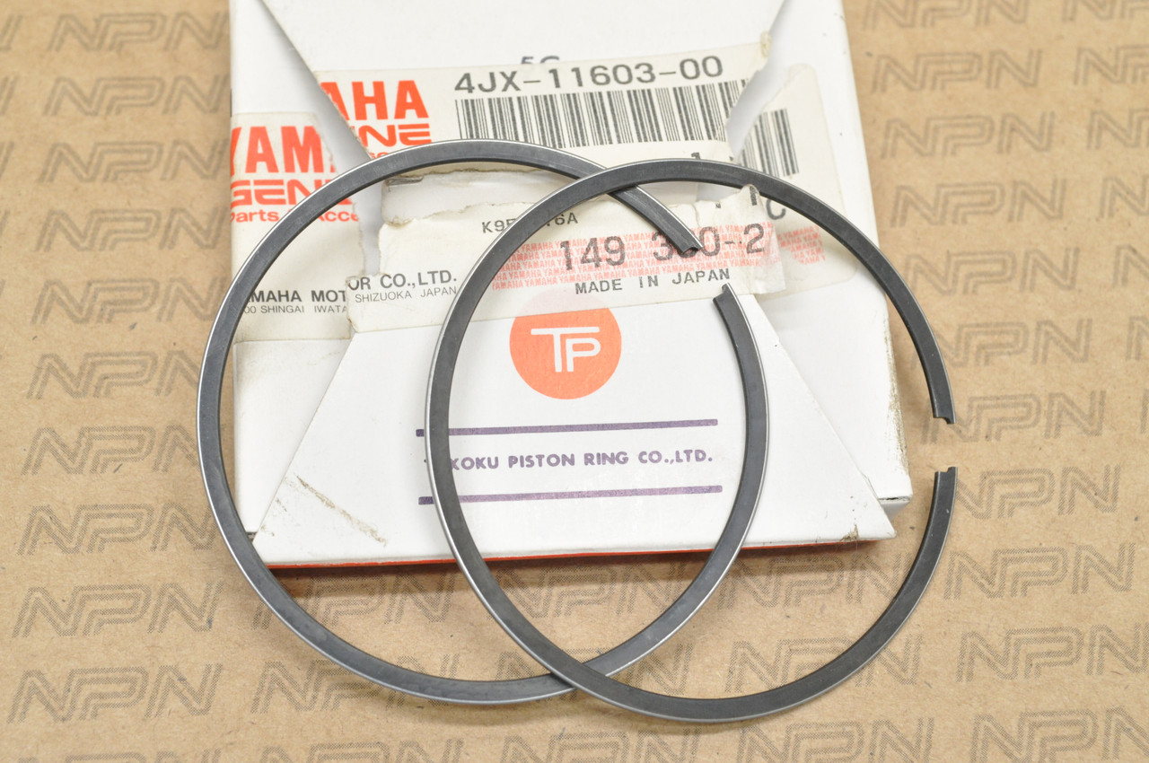 NOS Yamaha WR250 YZ250 Standard Size Piston Rings for 1 Piston 4JX-11603-00