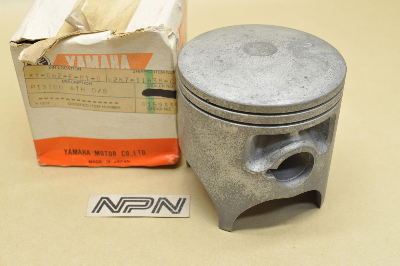 NOS Yamaha 1979 YZ250 1.0 Oversize Piston 2K7-11638-01